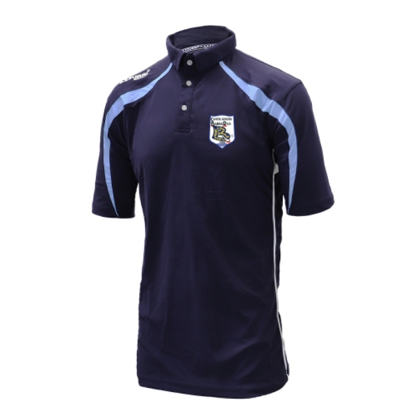 Picture of Barryroe Camogie Polo Top Navy-Sky-White