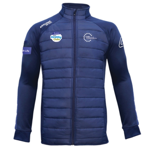 Picture of Healthy Clubs Padded Jacket Navy-Navy