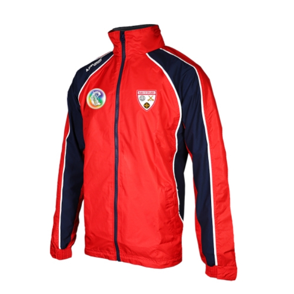 Picture of Ballyduff Lower Camogie Barrow Rain Jacket Red-Navy-White