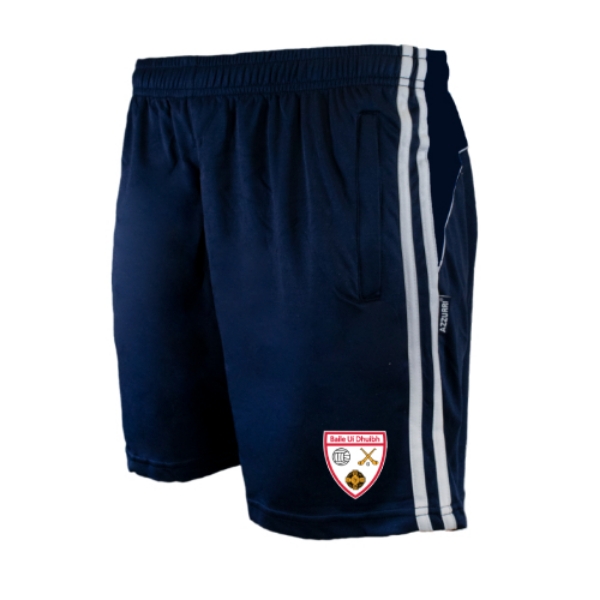 Picture of Ballyduff Lower Camogie Kids Brooklyn Leisure Shorts Navy-Navy-White