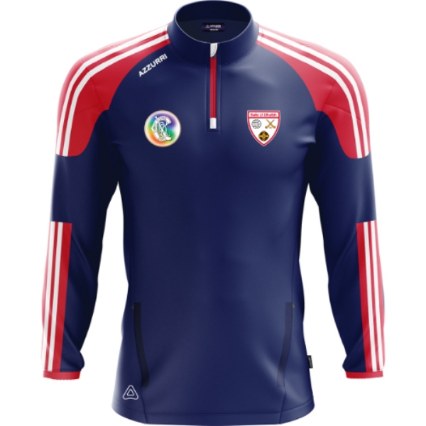 Picture of Ballyduff Lower Camogie Brooklyn Half Zip Navy-Red-White