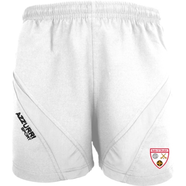 Picture of Ballyduff Lower Camogie Gym Shorts White-White