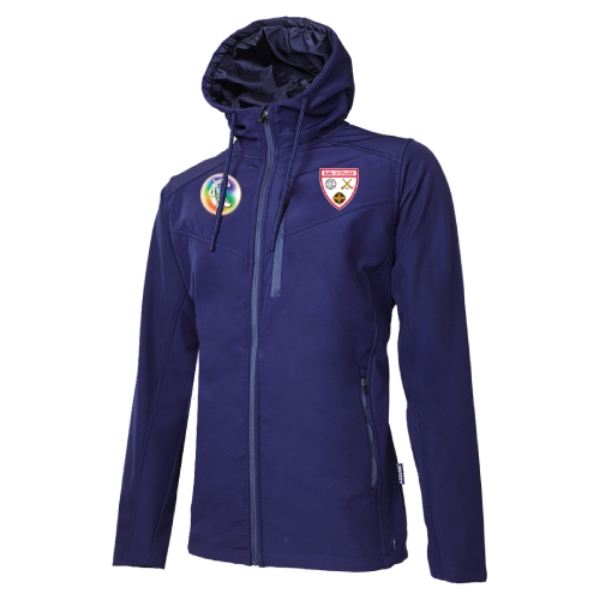 Picture of Ballyduff Lower Camogie Apex Softshell Jacket Navy-Navy