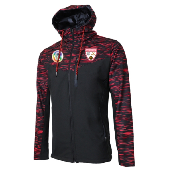 Picture of Ballyduff Lower Camogie Apex Softshell Jacket Black-Red