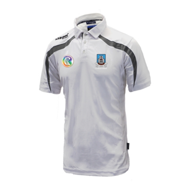 Picture of St Thomas' Camogie Brosna Polo Top White-Grey