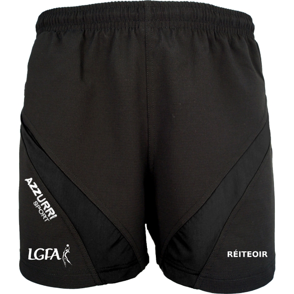 Picture of LGFA Referee Gym Shorts Black-Black