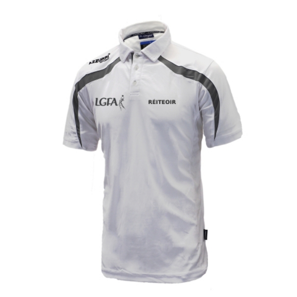 Picture of LGFA Referee Polo Top White-Grey
