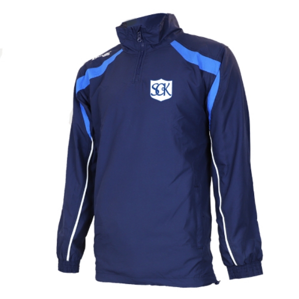Picture of Seamount College Brosna Tracksuit Top Navy-Royal-Royal