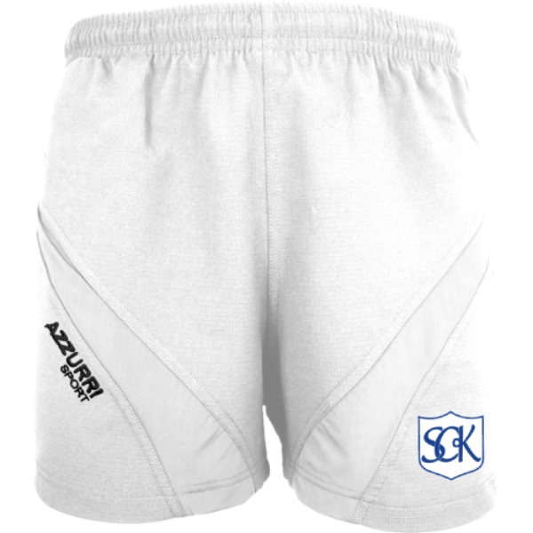 Picture of Seamount College Gym Shorts White-White