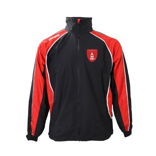 Picture of Fethard Rangers FC Barrow Rain Jacket Black-Red-White