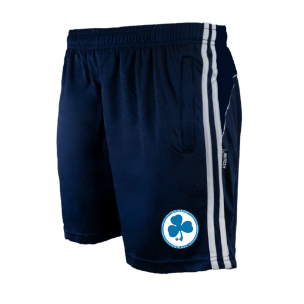 Picture of Dungarvan Celtic AFC Kids Leisure Shorts Navy-Navy-White