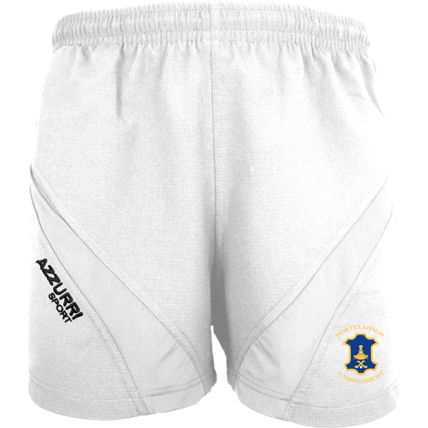 Picture of Portlaw Camogie Club Gym Shorts White-White