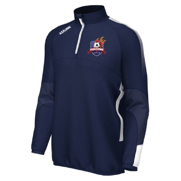 Picture of Paulstown 06 FC Edge Pro Quarter Zip Navy-White
