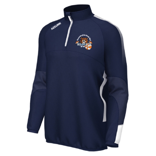 Picture of Waterford Wildcats Edge Pro Quarter Zip Navy-White