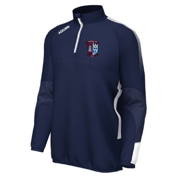 Picture of Youghal United AFC Edge Pro Quarter Zip Navy-White