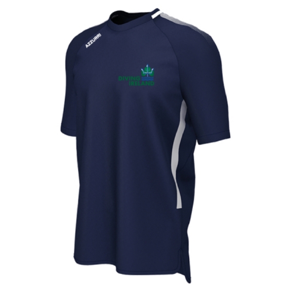 Picture of Diving Ireland Edge Pro T-Shirt Navy-White