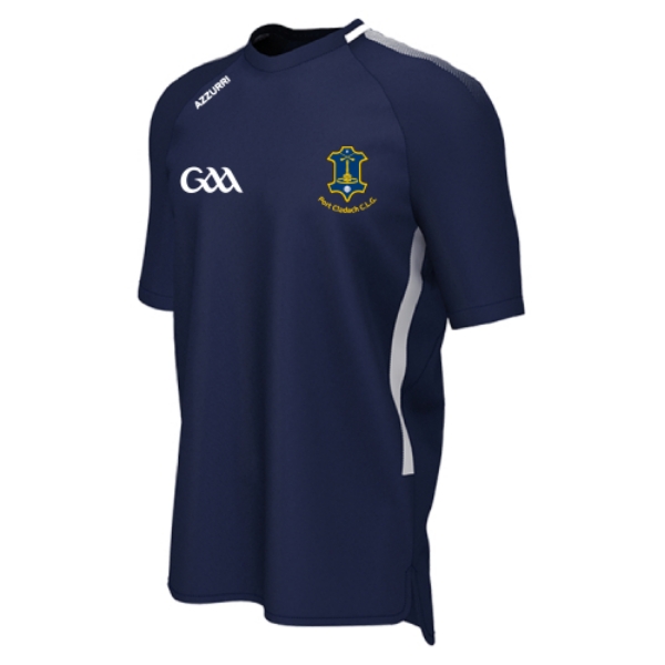 Picture of Portlaw GAA Edge Pro T-Shirt Navy-White