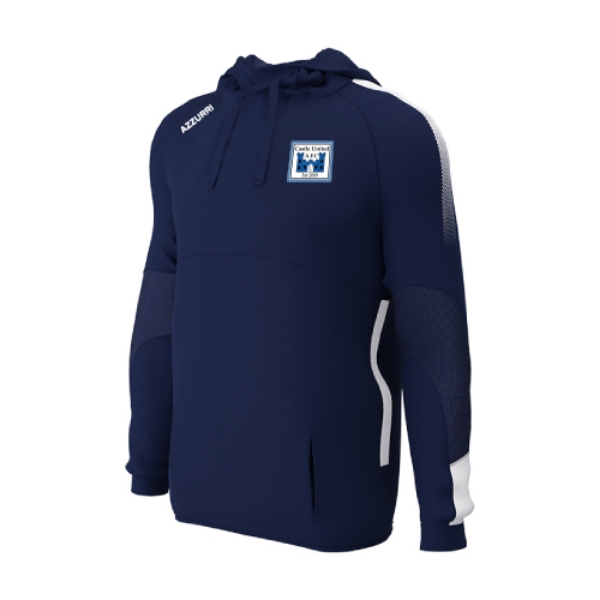 Picture of Castle United AFC Edge Pro Hoodie Navy-White