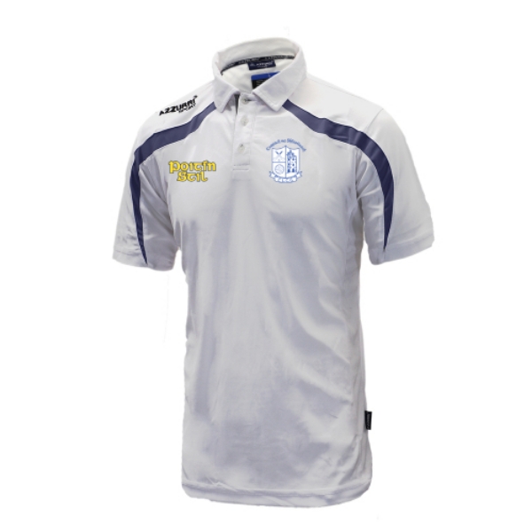 Picture of Cappawhite GAA Classic Polo Top White-Navy