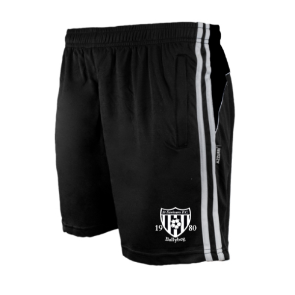 Picture of St.Saviours FC Brooklyn Leisure Shorts Black-Black-White
