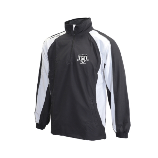 Picture of St.Saviours FC Barrow Tracksuit Top Black-White-Black