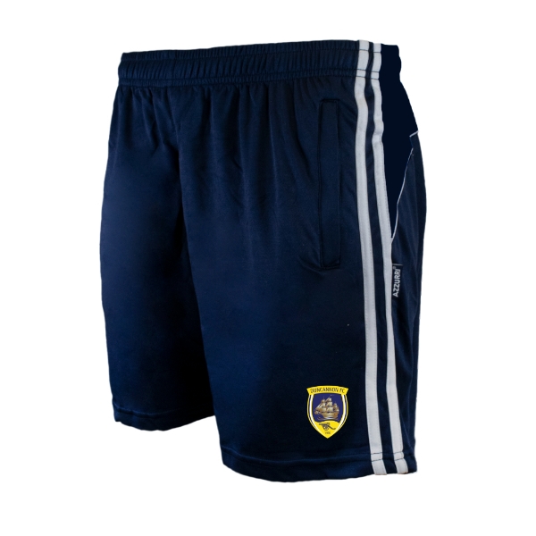 Picture of Duncannon FC Kids Leisure Shorts Navy-Navy-White