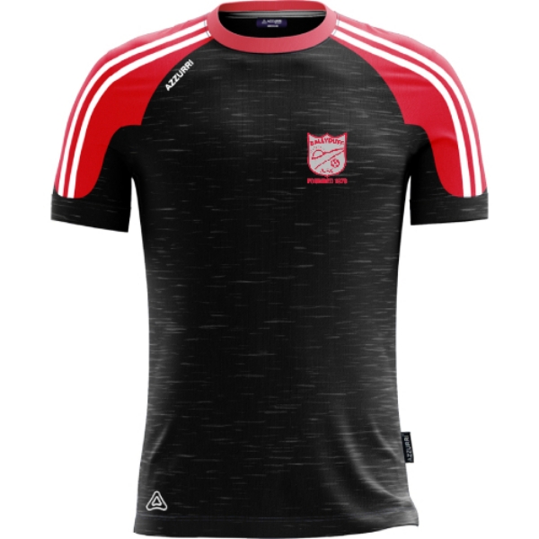 Picture of Ballyduff AFC Brooklyn T-Shirt Black Melange-Red-White