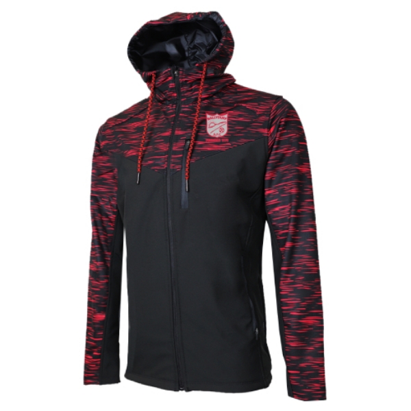 Picture of Ballyduff AFC Apex Softshell Jacket Black-Red