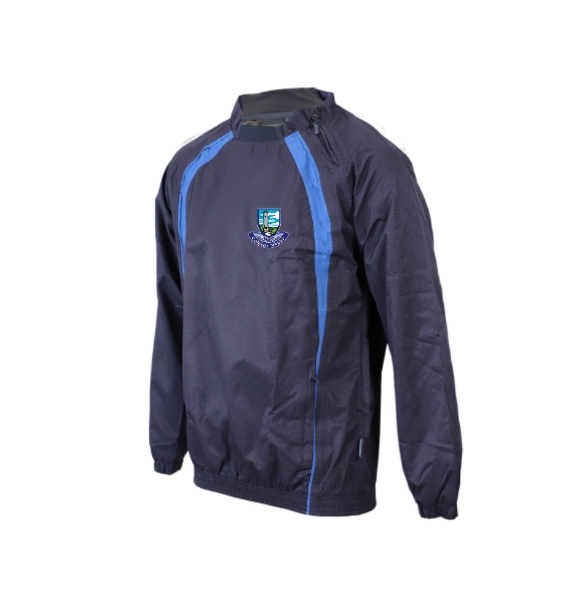 Picture of Colaiste Mhuire Side Zip Rugger Navy-Royal