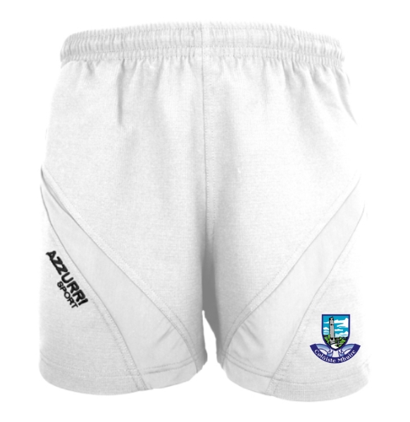 Picture of Colaiste Mhuire Gym Shorts White-White