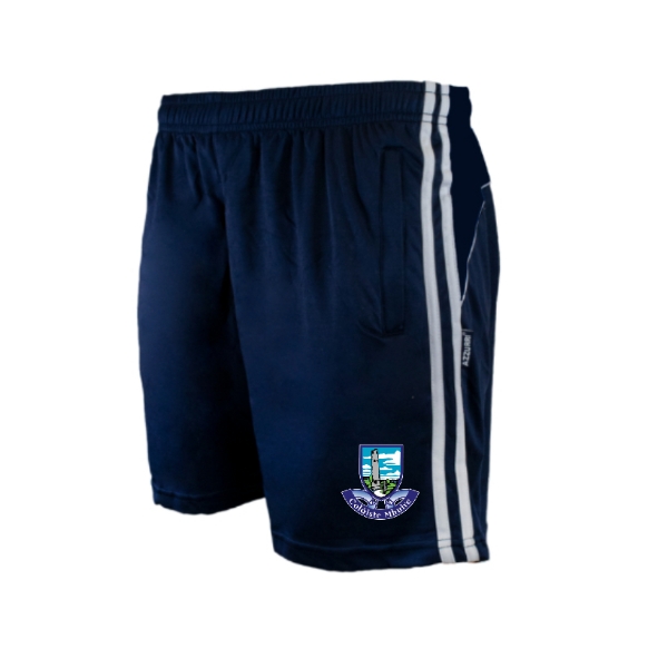 Picture of Colaiste Mhuire Kids Leisure Shorts Navy-Navy-White