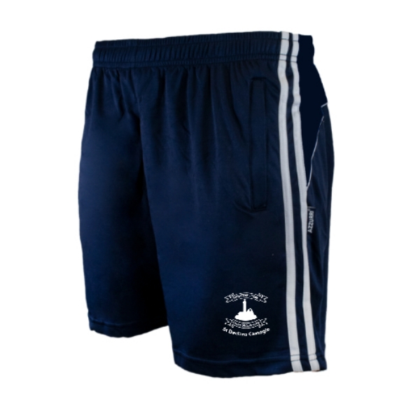 Picture of St Declans Camogie Club Kids Leisure Shorts Navy-Navy-White