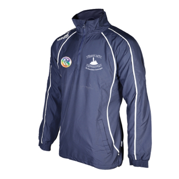Picture of St Declans Camogie Club Barrow Tracksuit Top Navy-Navy-White