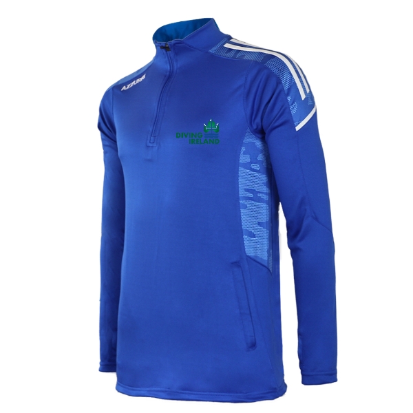 Picture of Diving Ireland Oakland Half-Zip Royal-White-White
