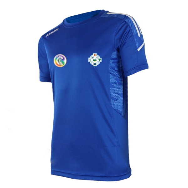 Picture of Tramore Camogie Kids Oakland T-Shirt Royal-White-White