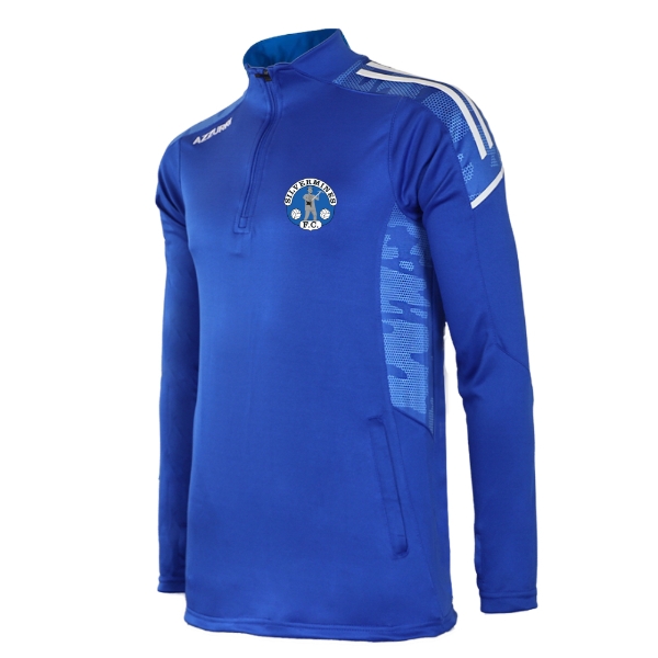 Picture of Silvermines FC Oakland Half Zip Royal-White-White