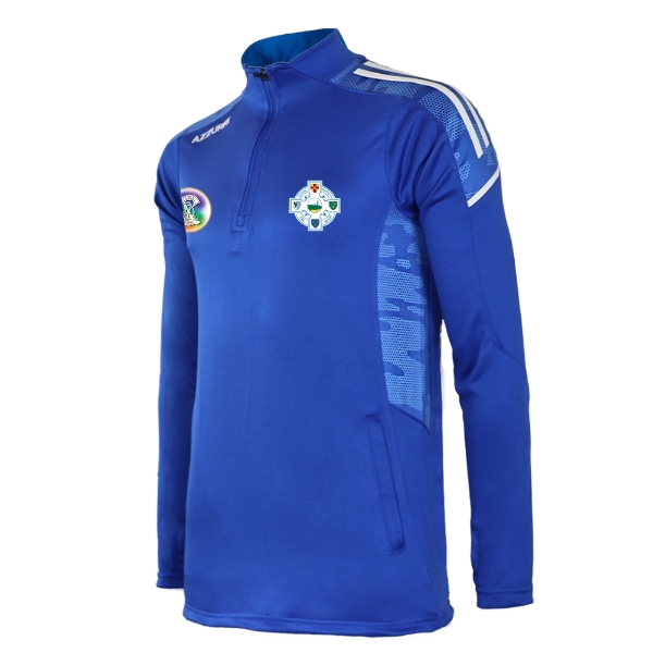 Picture of Tramore Camogie Kids Oakland Half Zip Royal-White-White