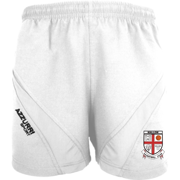 Picture of Mallow Basketball Club Gym Shorts White-White