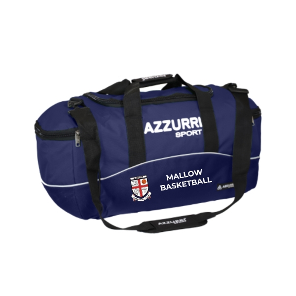 Picture of Mallow Basketball Club Kitbag Navy-Navy-White