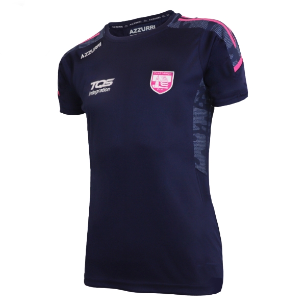 Picture of Waterford GAA oakland Ladies T-Shirt Navy-Pink-Reflective