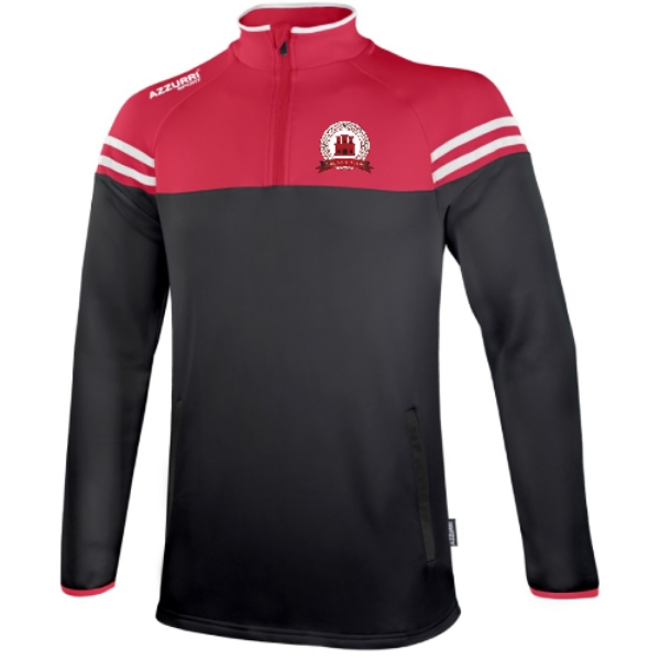 Picture of Gibraltar Gaels Skryne Leisure Top Black-Red-White