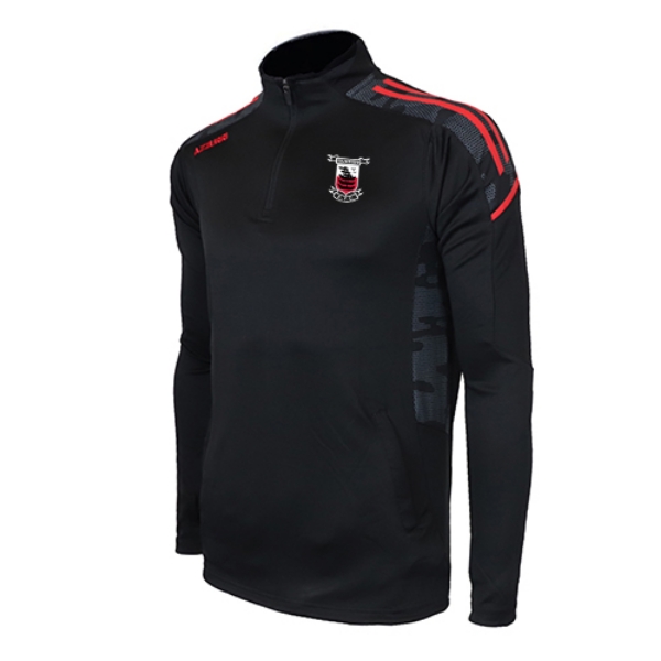 Picture of WATERPARK RFC OAKLAND HALF ZIP Black-White-Red