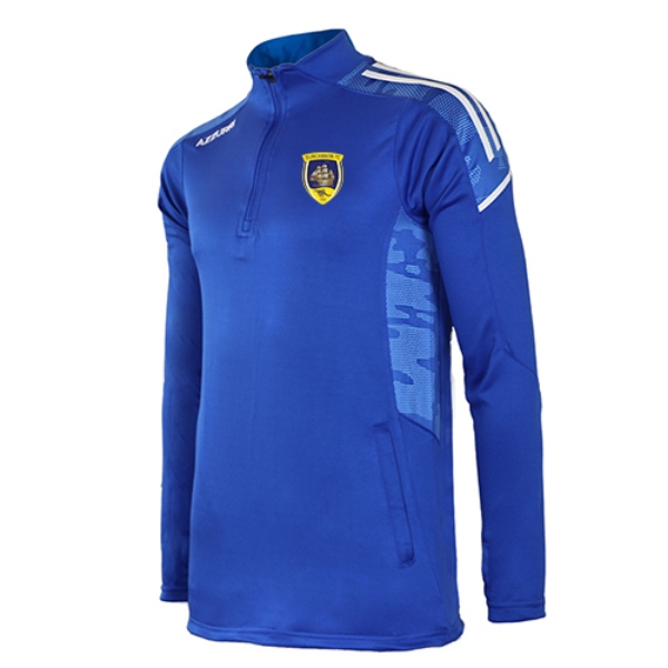 Picture of DUNCANNON FC WEXFORD KIDS OAKLAND HALF ZIP Royal-White-White