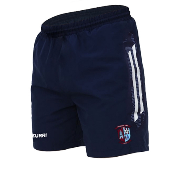 Picture of YOUGHAL UNITED AFC OAKLAND LEISURE SHORTS Navy-White-White