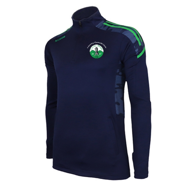 Picture of KINNITTY CAMOGIE CLUB OAKLAND HALF ZIP Navy-White-Emerald