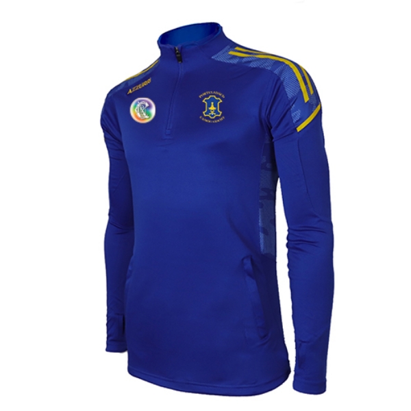 Picture of PORTLAW CAMOGIE OAKLAND HALF ZIP Royal-White-Gold