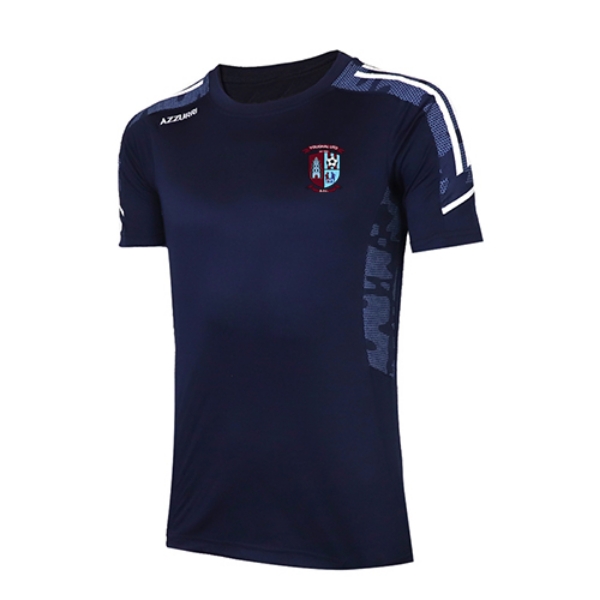 Picture of YOUGHAL UNITED AFC KIDS OAKLAND T SHIRT Navy-White-White