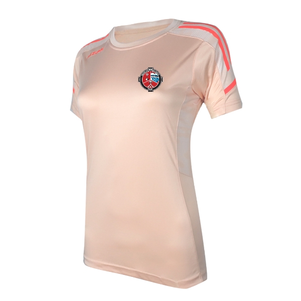 Picture of VALLEYMOUNT GIRLS OAKLAND T-SHIRT Peach-White-Coral