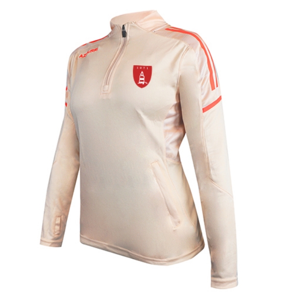Picture of FETHARD RANGERS FC GIRLS OAKLAND HALF ZIP Peach-White-Coral