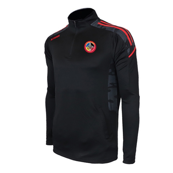 Picture of ST FINTANS GAELS OAKLAND HALF ZIP Black-White-Red